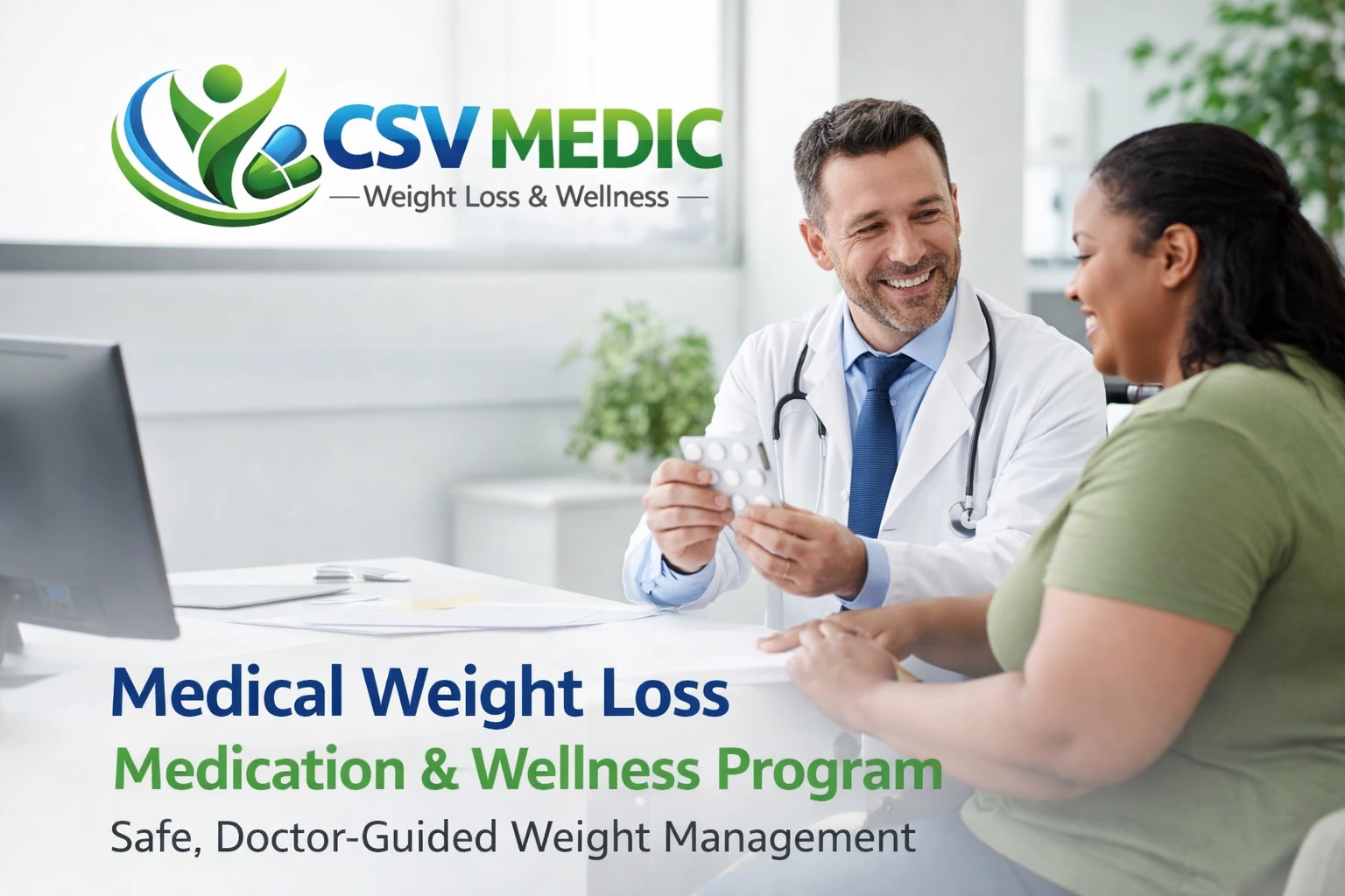 CSV MEDIC medical weight loss medication and wellness program with doctor consultation