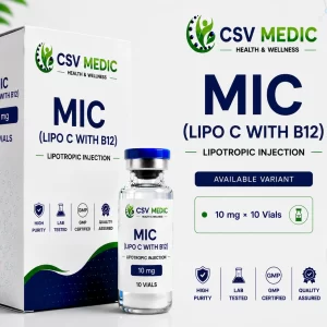 MIC Lipo C + B12 Injection for energy metabolism and nutritional wellness support