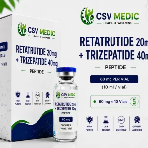 Retatrutide 20mg + Tirzepatide 40mg Blend