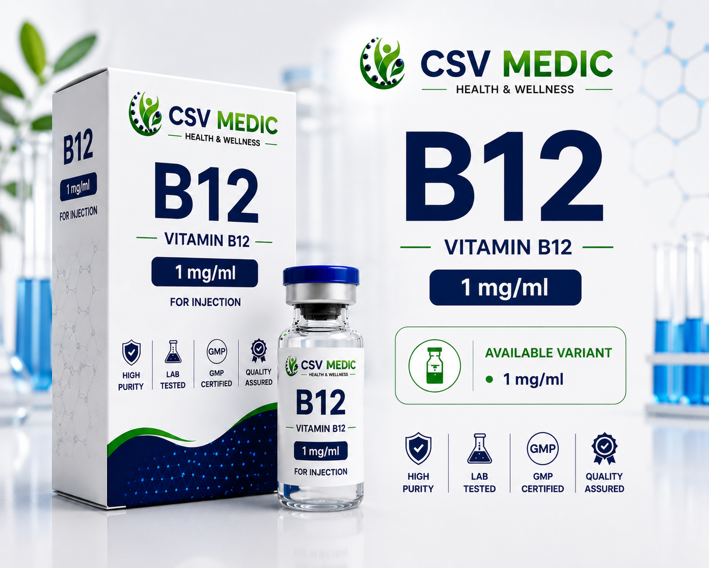 Vitamin B12 Injection pharmaceutical grade injectable vitamin solution
