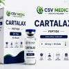 Cartalax peptide vial and product packaging