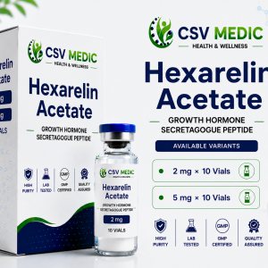 Hexarelin Acetate Peptide for recovery vitality support and performance wellness