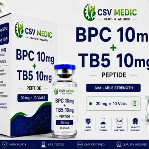 BPC-157 10mg + TB-500 10mg Peptide Blend for Recovery and Mobility Support