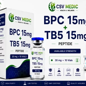 BPC-157 15mg + TB-500 15mg Peptide Blend for Recovery and Mobility Support