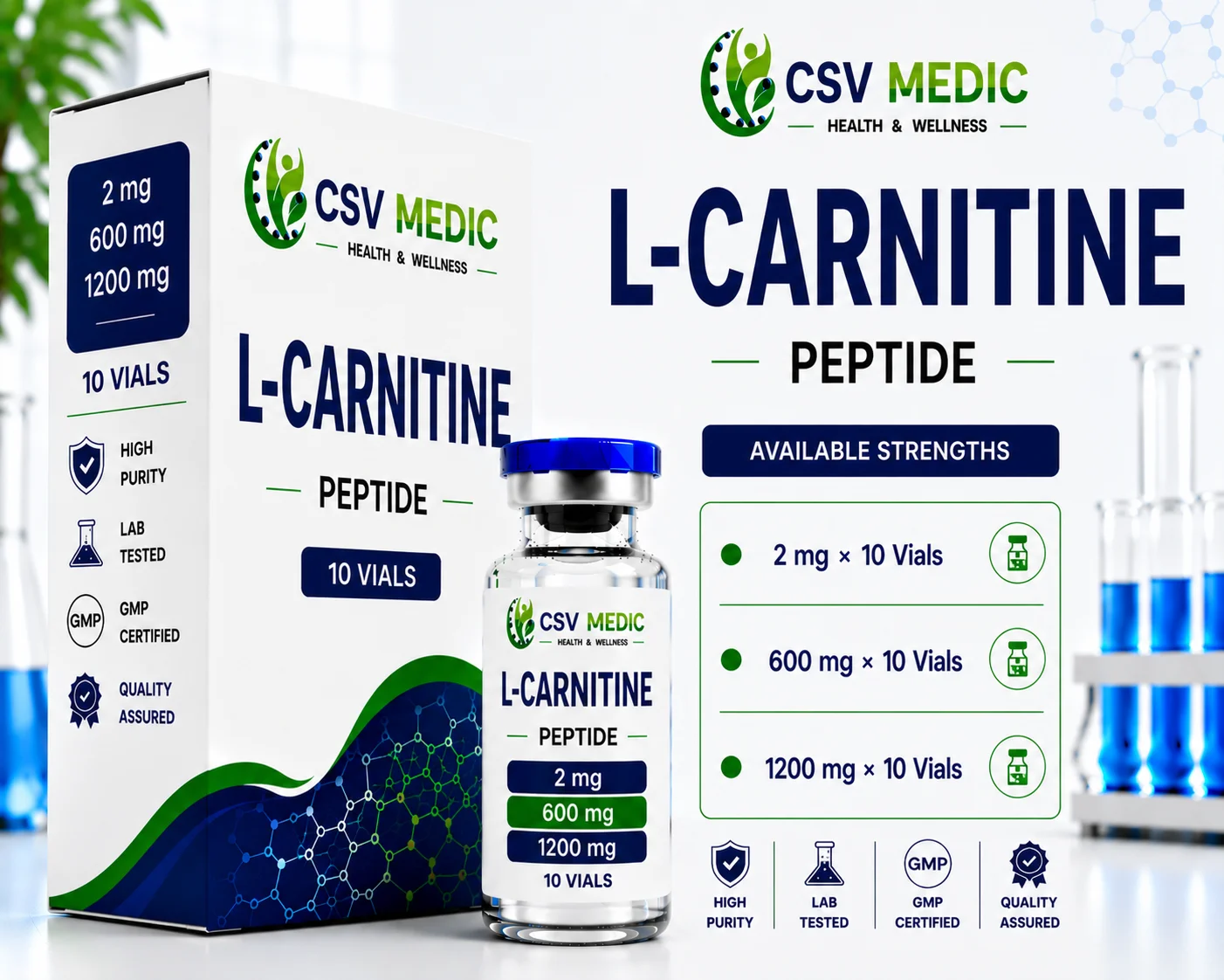 L-Carnitine Injection for Energy Production and Fat Metabolism