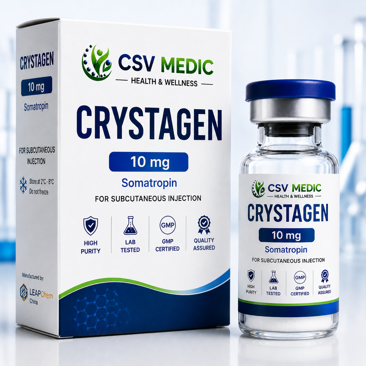 Crystagen Peptide for cellular wellness healthy aging and longevity support
