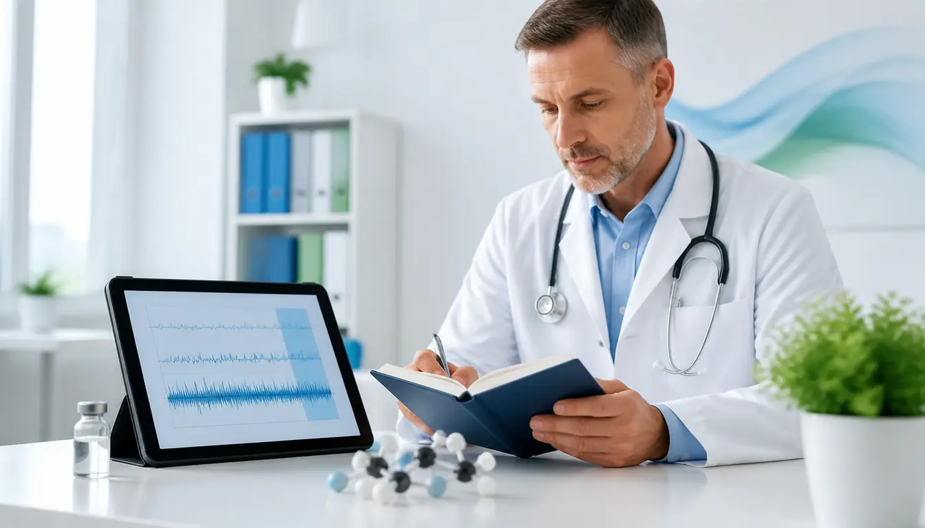 DSIP peptide sleep research and patient safety guide in a clean clinical setting