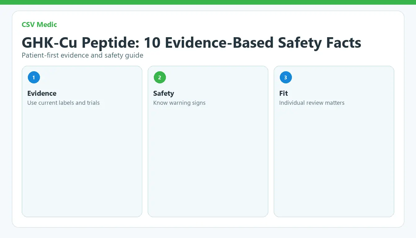 ghk cu peptide patient guide with evidence safety and treatment fit