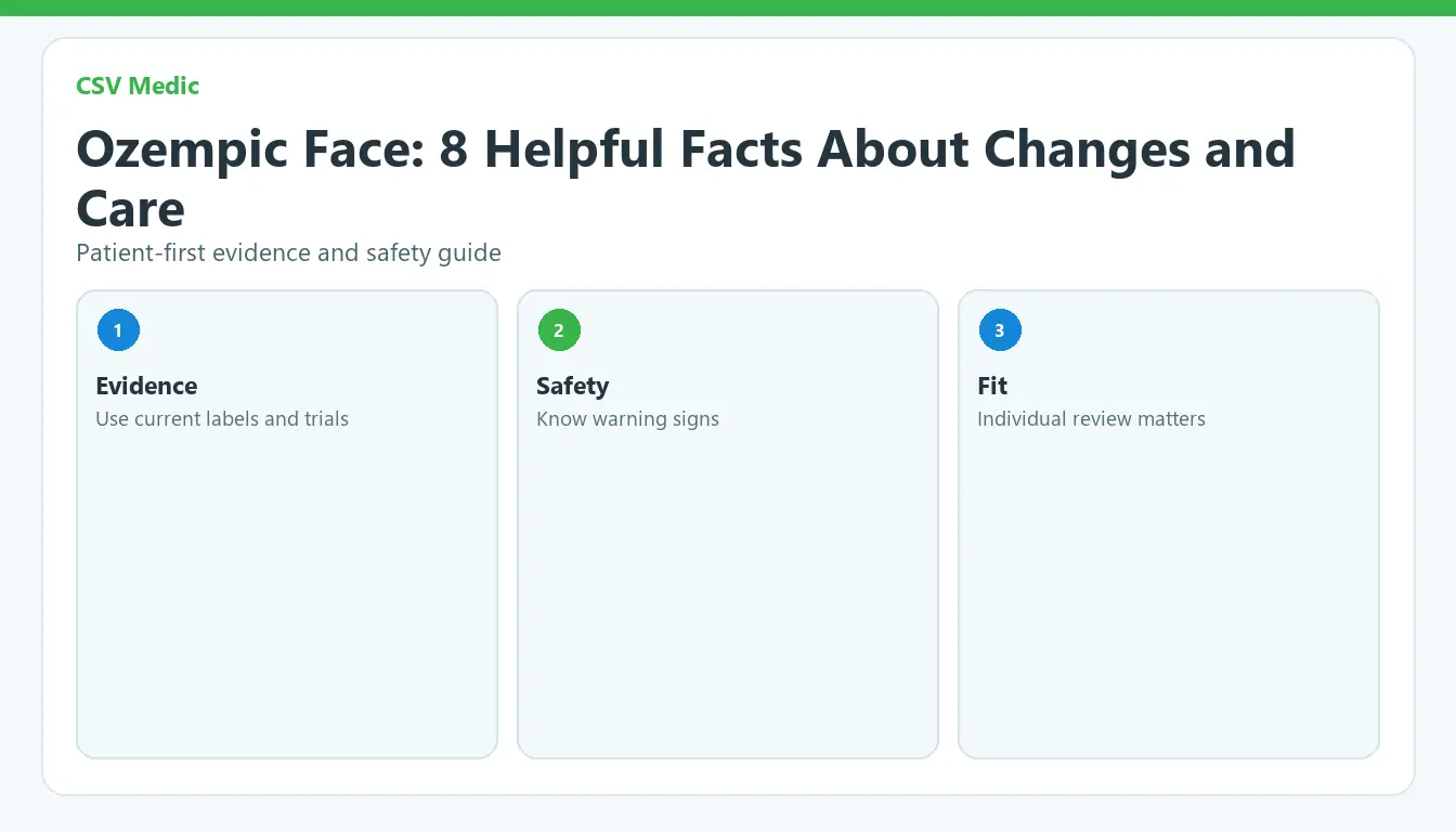 ozempic face patient guide with evidence safety and treatment fit