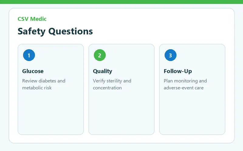 ipamorelin peptide safety product quality and monitoring checklist