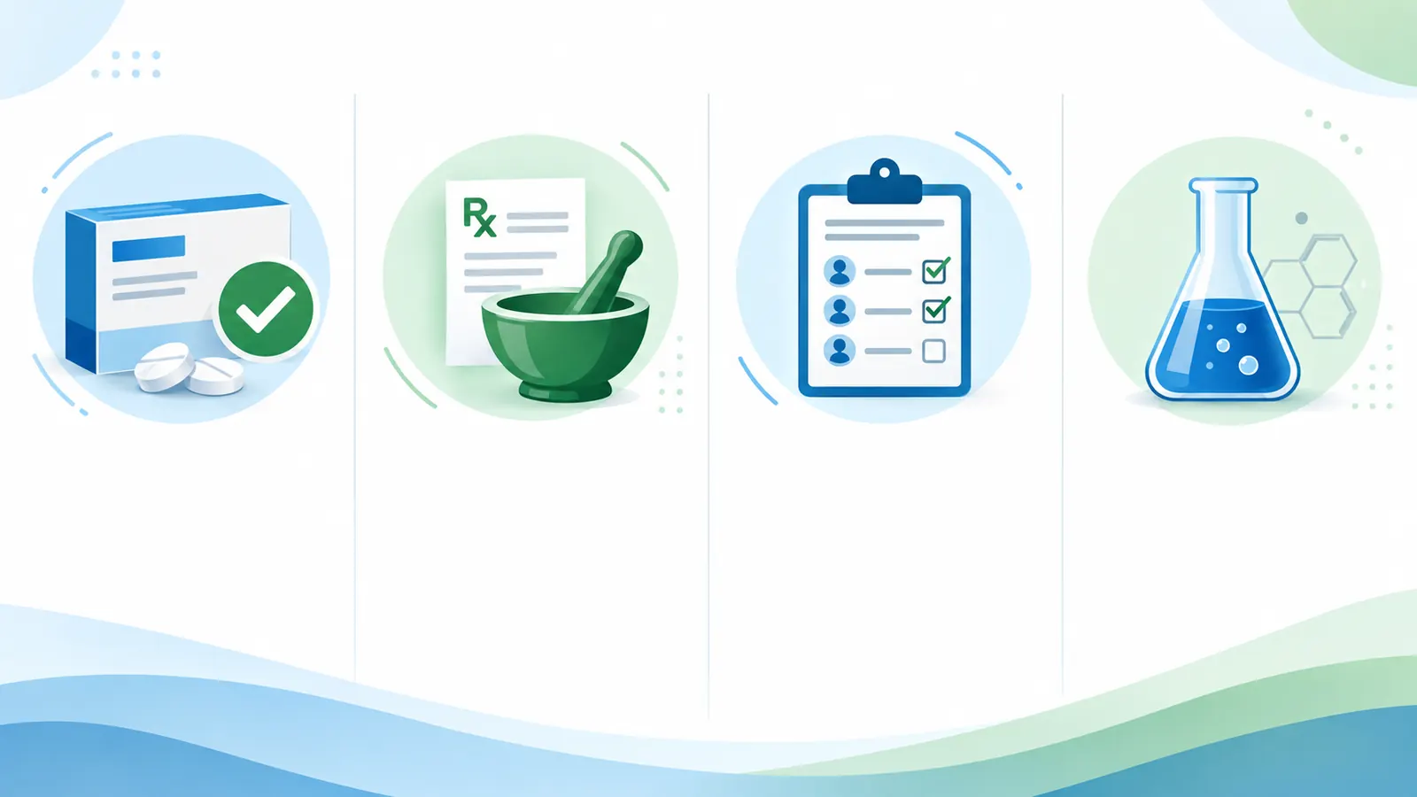 FDA-approved compounded investigational and research-only peptide categories compared